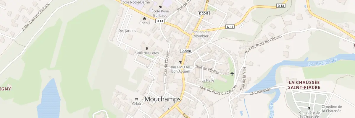 Plan du 5854 Pl Clemenceau à Mouchamps