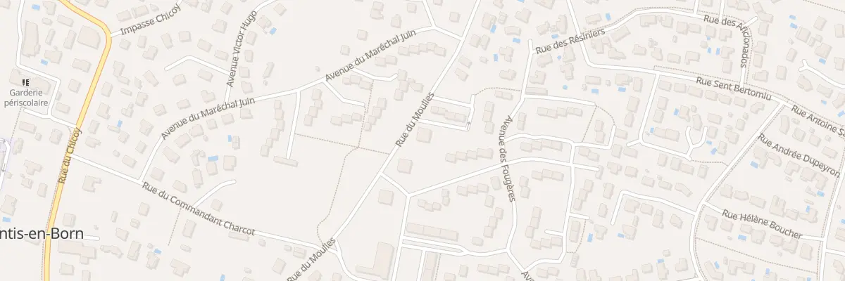 Plan du 436 Rue du Mouliès à Parentis-en-Born