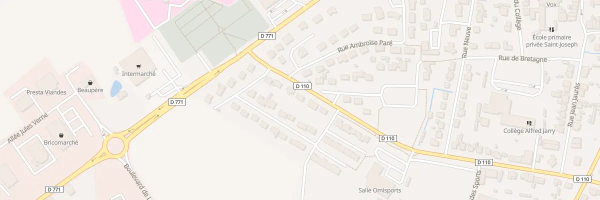 Plan du 18 Rue des Sports à Renazé