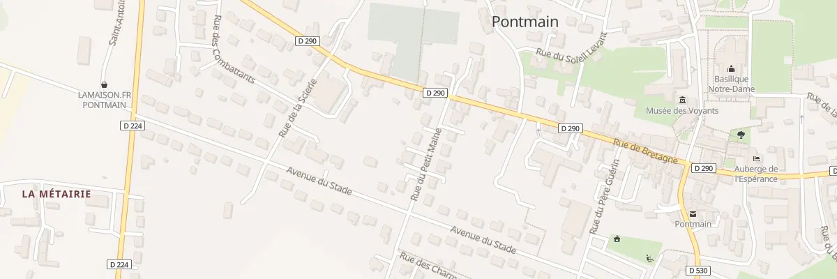 Plan du 5 Rue du Petit Maine à Pontmain