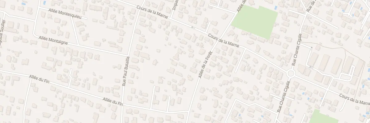 Plan du 40B All de la Forêt à Gujan-Mestras