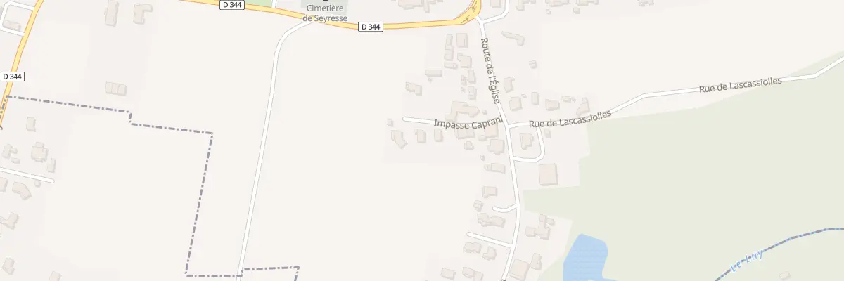 Plan du 901 Imp Caprani à Seyresse