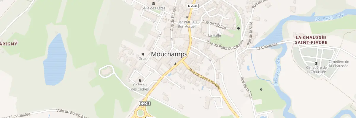 Plan du 5816 Rue du Commandant Guilbaud à Mouchamps