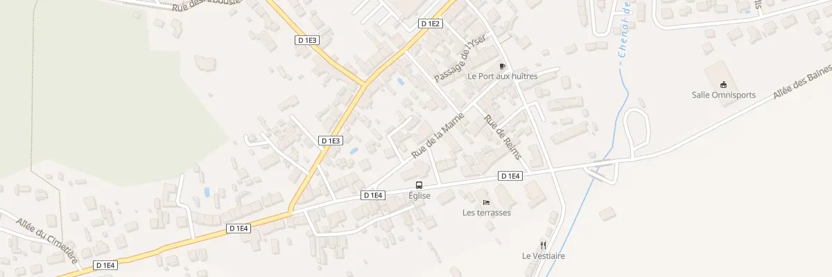 Plan du 13 Rue de la Marne au Verdon-sur-Mer