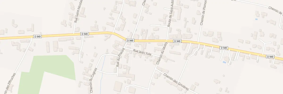 Plan du 11 Rue du maréchal de lattre à Nalliers