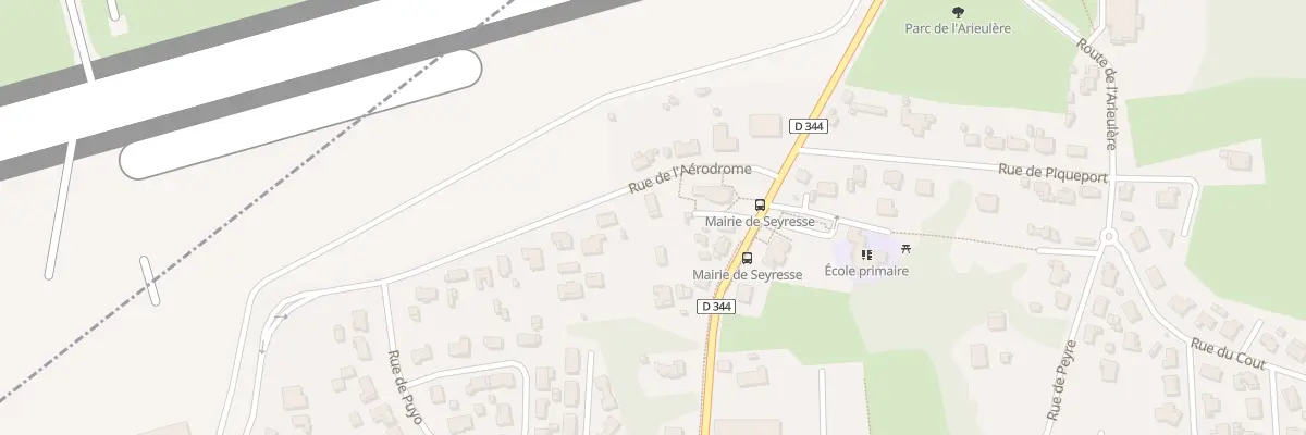 Plan du 3 Rue de l’Aérodrome à Seyresse