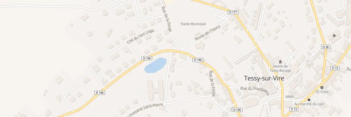 Plan du 7 Rue de la forge à Tessy-Bocage