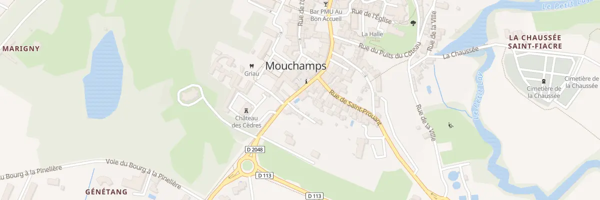 Plan du 12 Rue du Commandant Guilbaud à Mouchamps