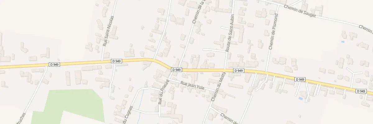Plan du 10 Rue du maréchal de lattre à Nalliers