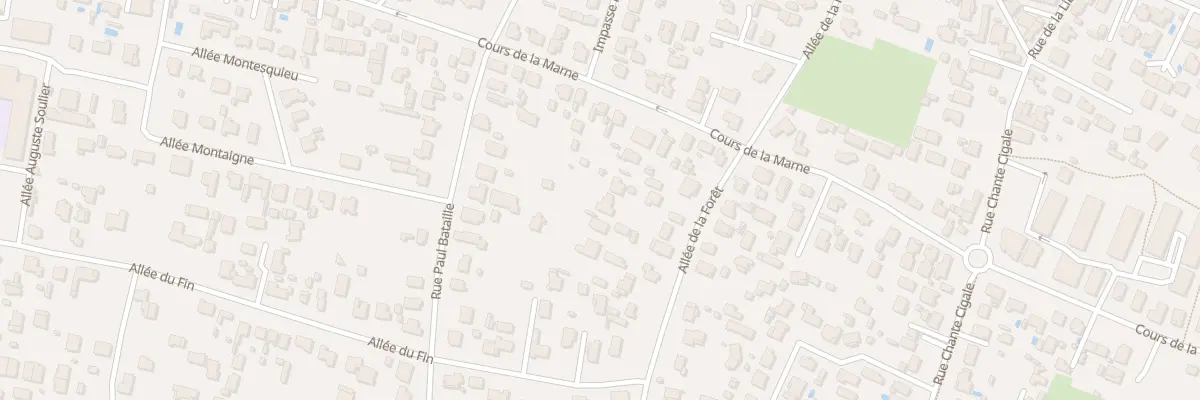Plan du 40T All de la Forêt à Gujan-Mestras