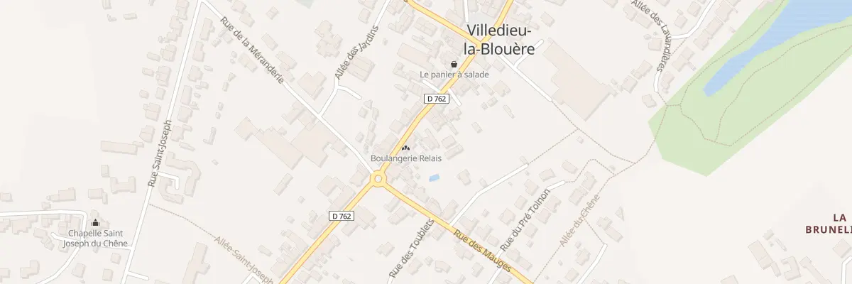Plan du 5450 Rue du Commerce (Villedieu) à Beaupréau-en-Mauges