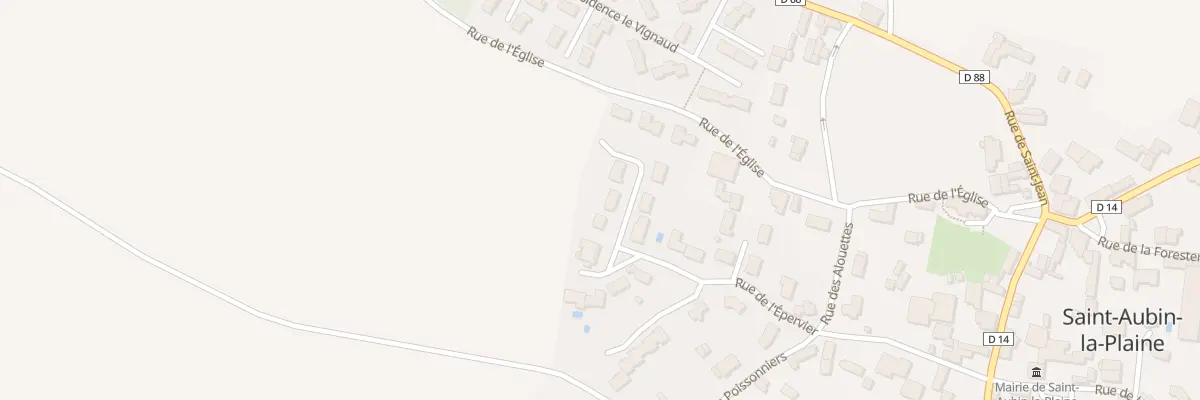 Plan du 15 Rue de l’épervier à Saint-Aubin-la-Plaine