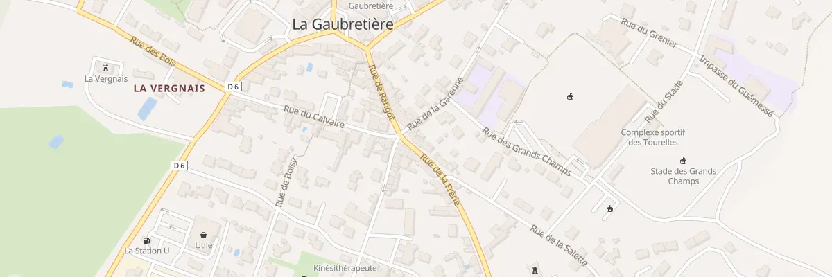 Plan du 2 Rue de la frerie à La Gaubretière