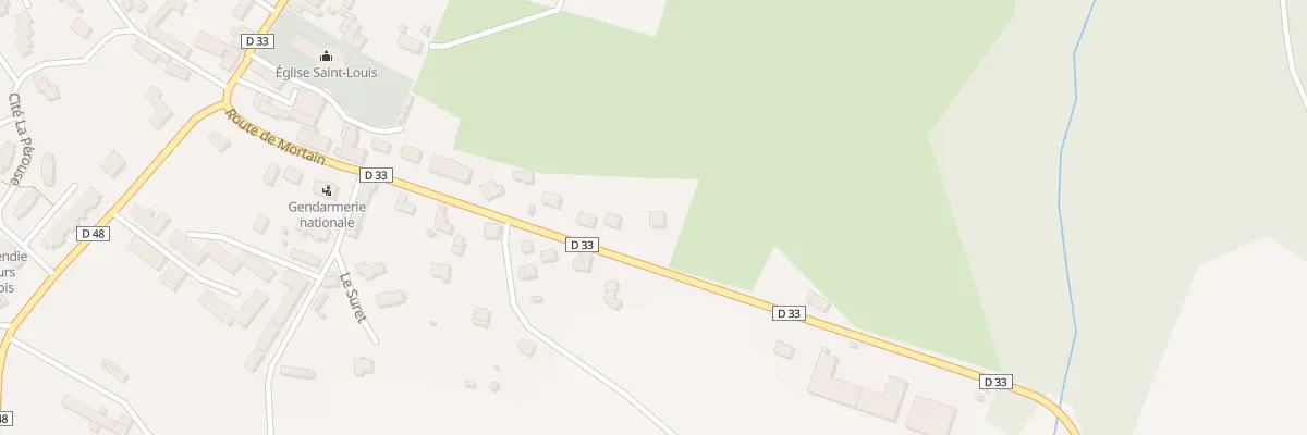 Plan du 5212 Le Bourg à Saint-Pois