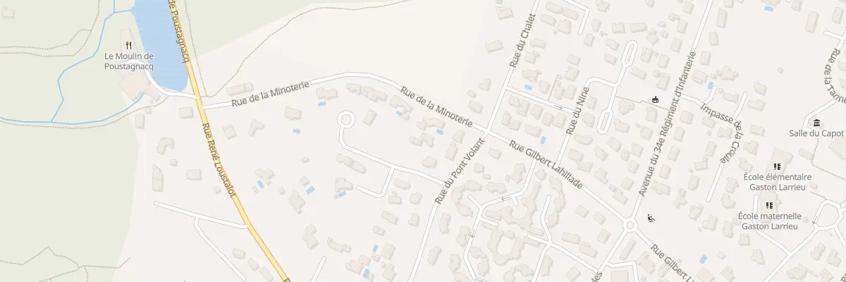 Plan du 85 Rue de la Minoterie à Saint-Paul-lès-Dax