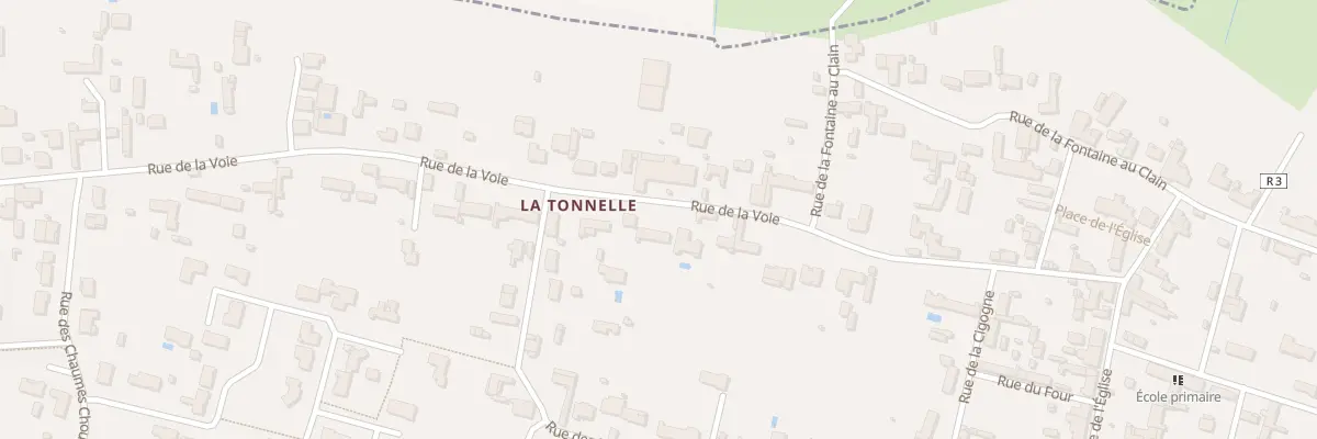 Plan du 23 Rue de la voie à Sainte-Radégonde-des-Noyers