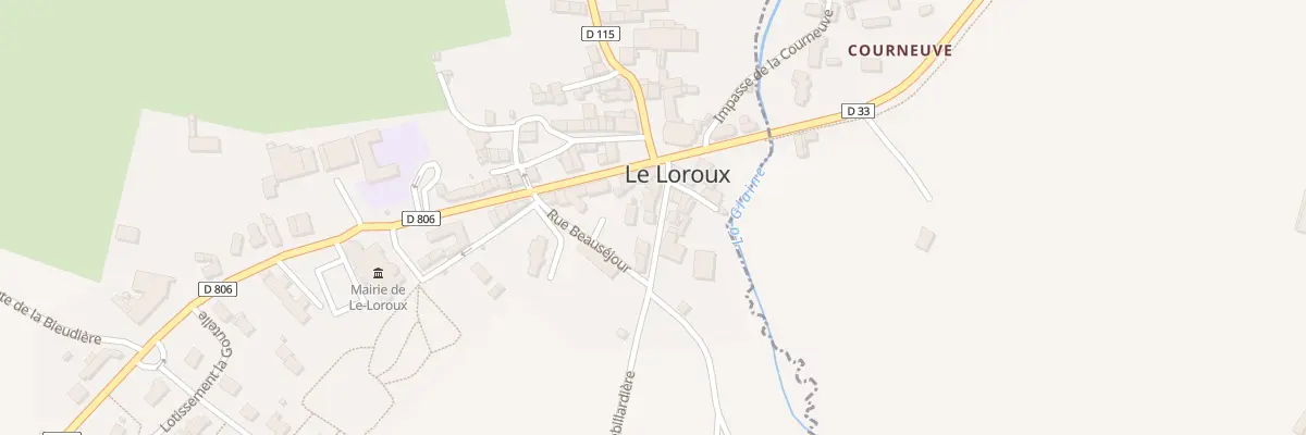 Plan du 8 Rue des Lavandières au Loroux