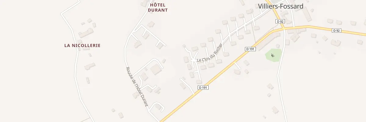 Plan du 20 Le Clos du Rocher à Villiers-Fossard