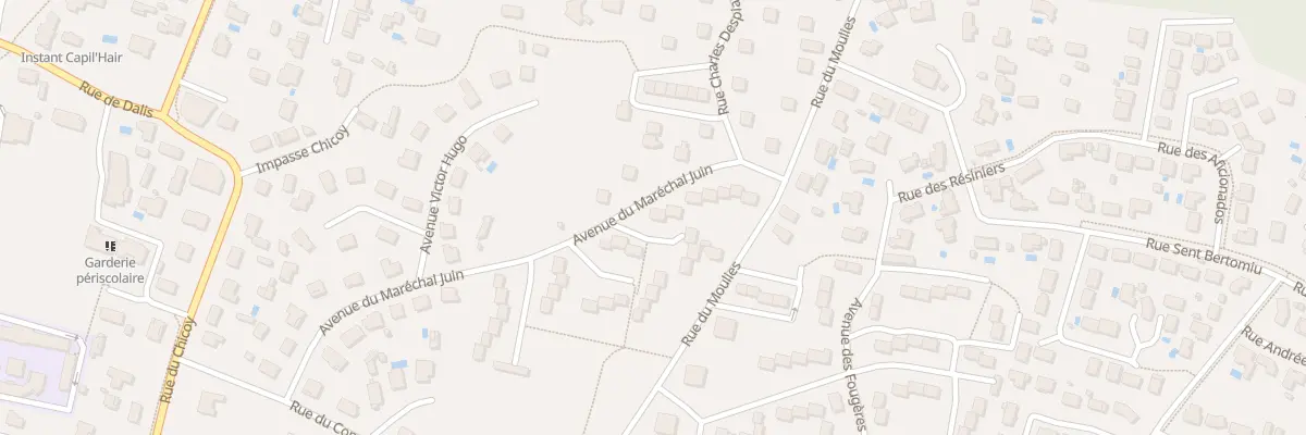 Plan du 346 Av Marechal Juin à Parentis-en-Born
