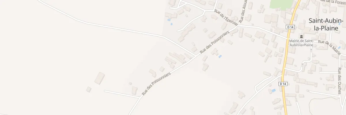 Plan du 18 Rue des poissonniers à Saint-Aubin-la-Plaine