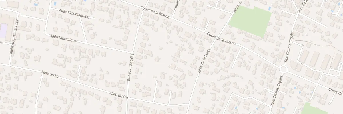 Plan du 44B All de la Forêt à Gujan-Mestras