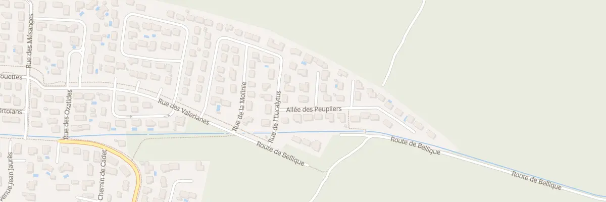 Plan du 19 Imp des Frênes à Parentis-en-Born