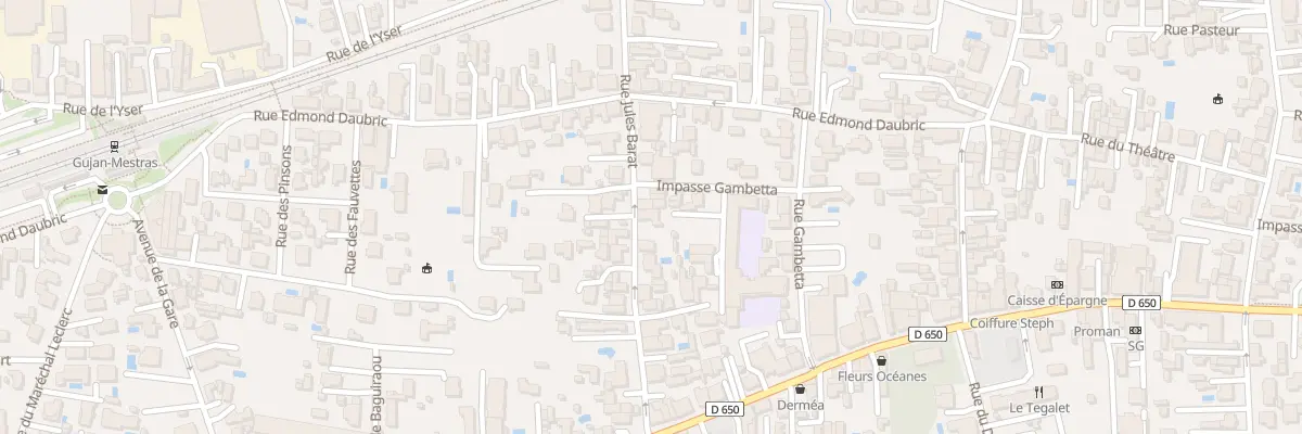 Plan du 36 Rue Jules Barat à Gujan-Mestras