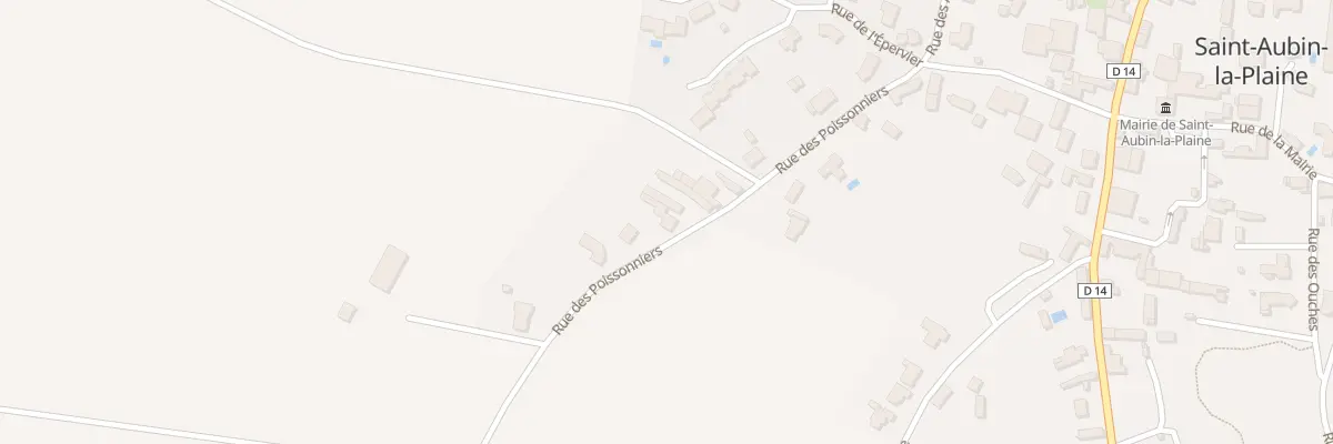 Plan du 20 Rue des poissonniers à Saint-Aubin-la-Plaine