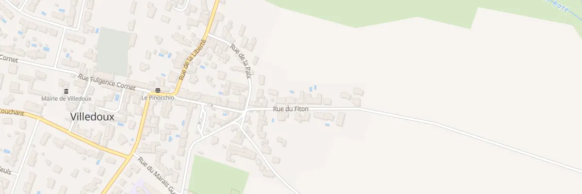 Plan du 13 Rue du Fiton à Villedoux