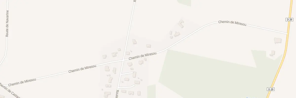 Plan du 492 Che de Miresou à Cagnotte
