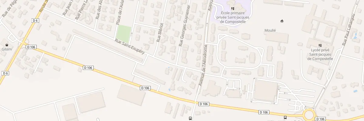Plan du 23 Rue Saint-exupéry à Dax