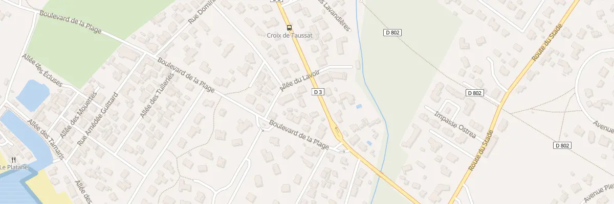 Plan du 4 Bd Charles de Gaulle à Lanton