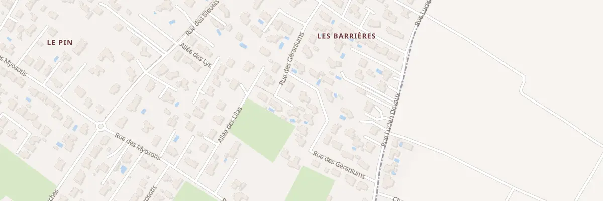Plan du 14 Rue des Géraniums à Saint-Palais-sur-Mer