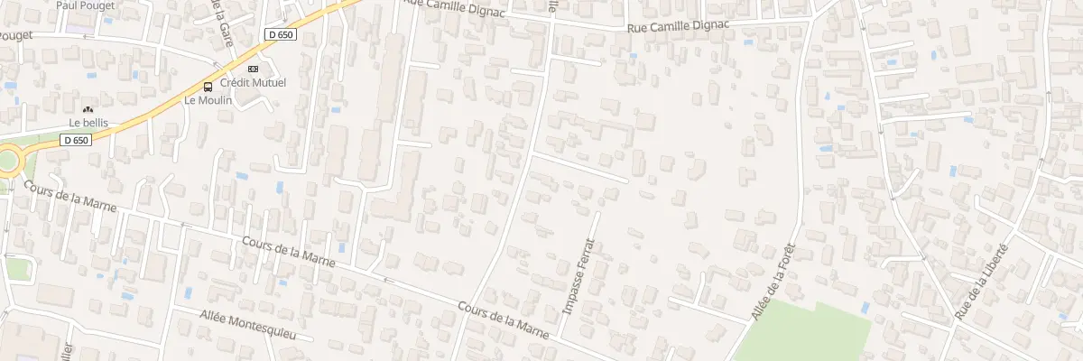 Plan du 27 Rue Paul Bataille à Gujan-Mestras