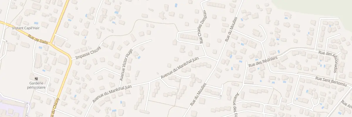 Plan du 355 Av Marechal Juin à Parentis-en-Born