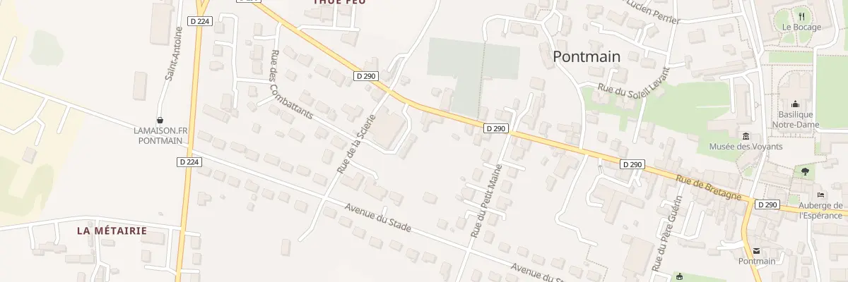 Plan du 35 Rue de Bretagne à Pontmain