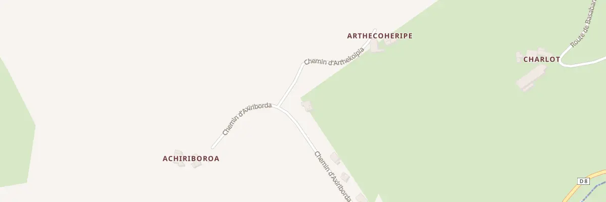 Plan du 5196 Achiriboroa à Beyrie-sur-Joyeuse