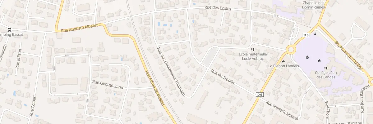 Plan du 17 Rue du Treuilh à Dax