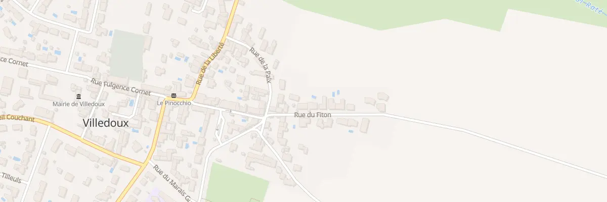 Plan du 11 Rue du Fiton à Villedoux