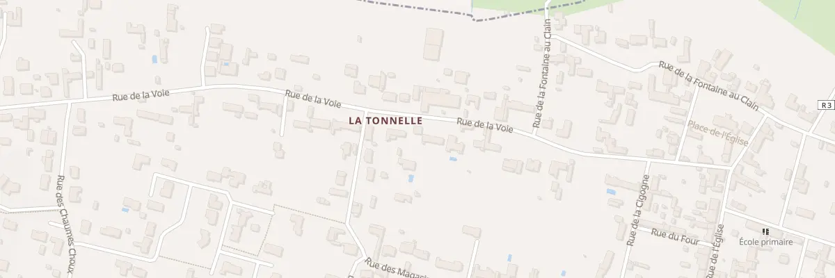 Plan du 25 Rue de la voie à Sainte-Radégonde-des-Noyers