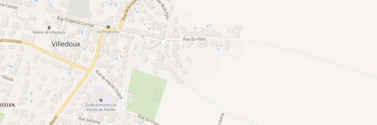 Plan du 6 Rue des Loges à Villedoux