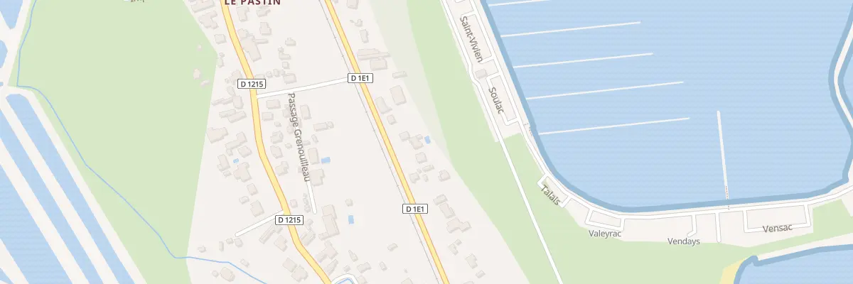 Plan du 28 Av de la Chambrette au Verdon-sur-Mer