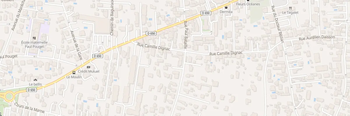 Plan du 10 Rue Paul Bataille à Gujan-Mestras
