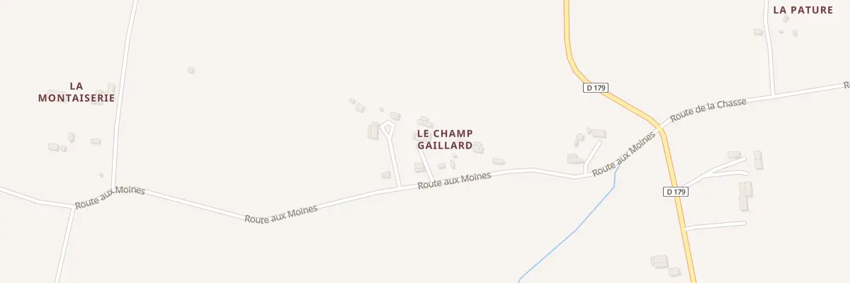 Plan du 6 Rte aux Moines au Mesnil-Gilbert