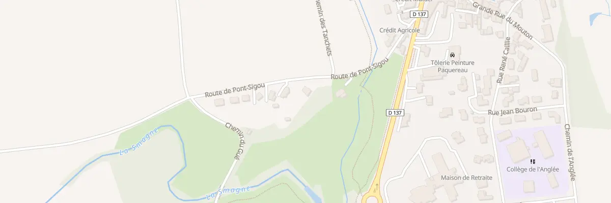 Plan du 41 Rte de Pont Sigou à Saint-Jean-d’Hermine