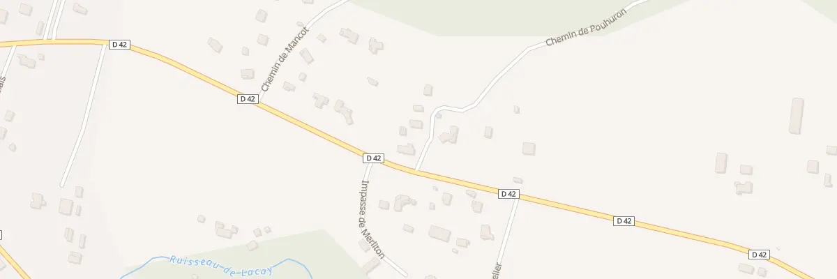 Plan du 711 Che de Pouhuron à Taller