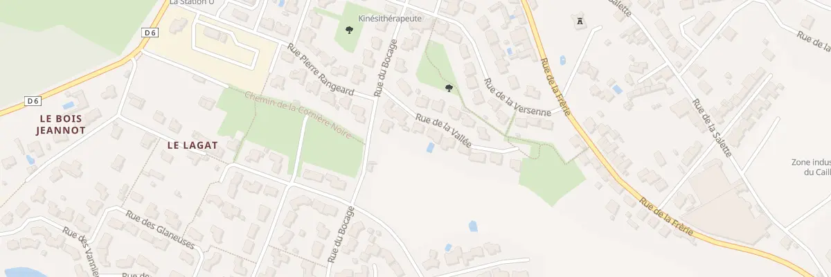 Plan du 4 Rue de la vallée à La Gaubretière