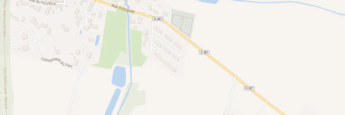 Plan du 2 Lot de l’Ouzeraie à Saint-Saturnin-du-Limet