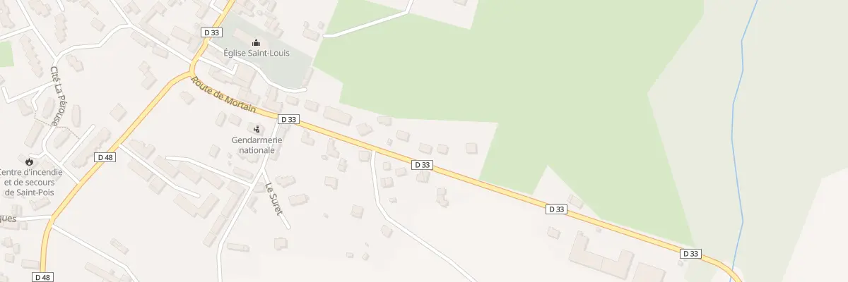 Plan du 5211 Le Bourg à Saint-Pois