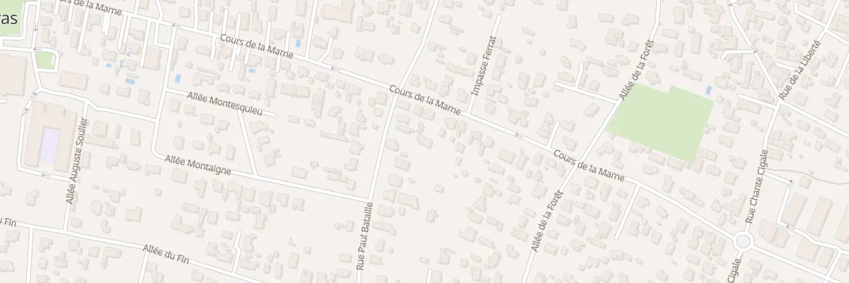 Plan du 45B Rue Paul Bataille à Gujan-Mestras